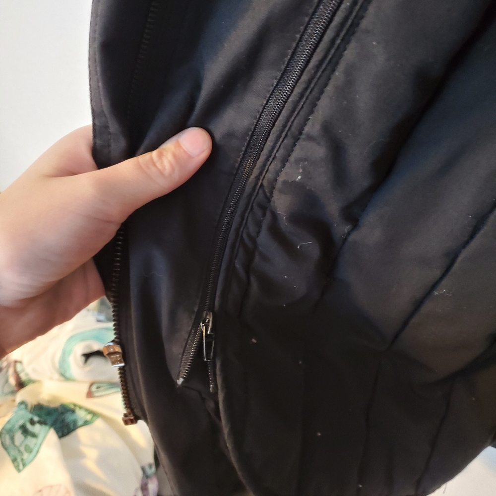 110. Ralph Lauren Black Coat With Removable Hood And Vest - Picture 5 of 8